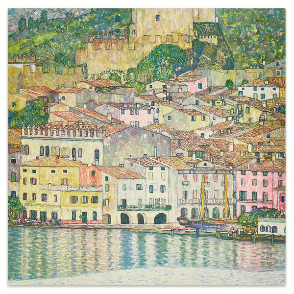Fine Art Print: Malcesine on Lake Garda