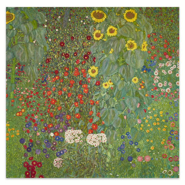 Fine Art Print: Gustav Klimt 'Farm garden with sunflowers'