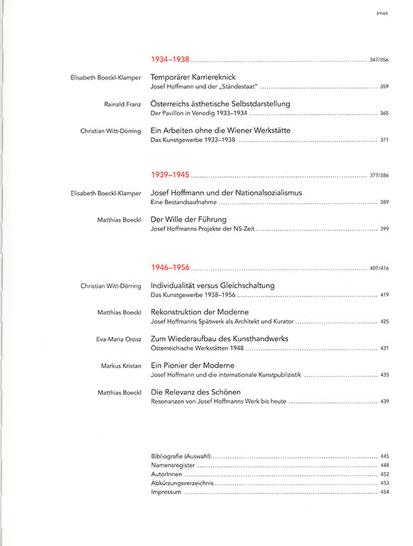 JOSEF HOFFMANN 1870–1956. Fortschritt durch Schönheit