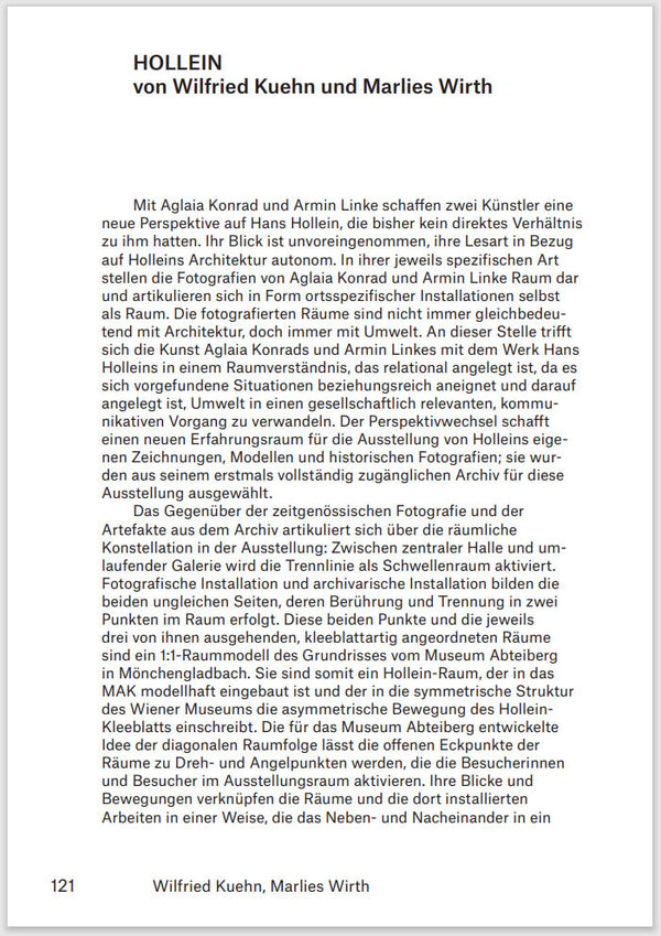 Hans Hollein fotografiert von Aglaia Konrad und Armin Linke