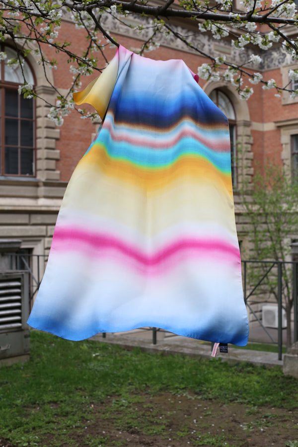 Seidenschal "Regenbogen"