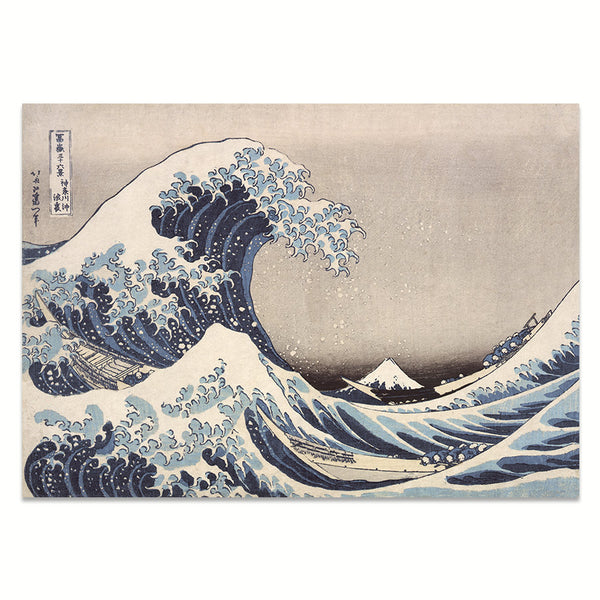 Art Print: The Great Wave off Kanagawa | Premium Wood Frame