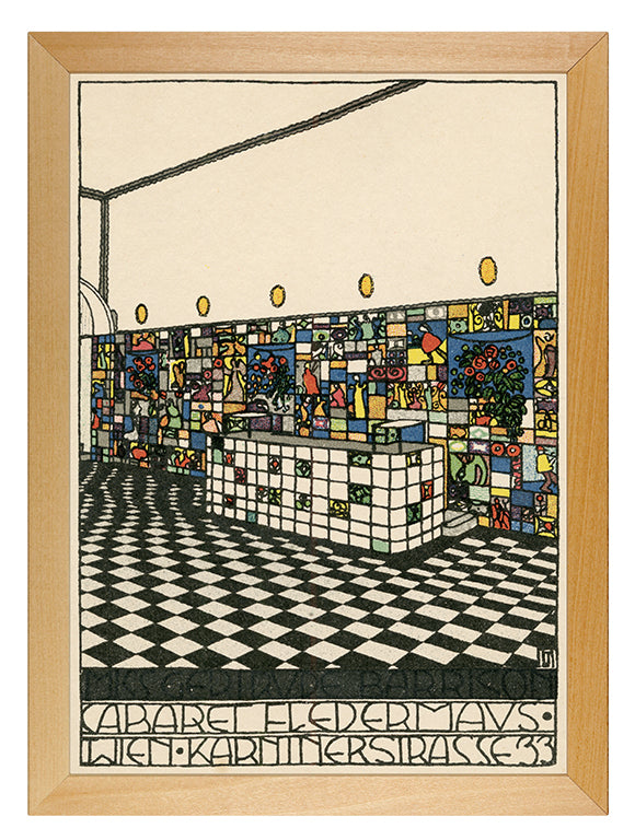 Kunstdruck: Wiener Werkstätte Kabarett Fledermaus