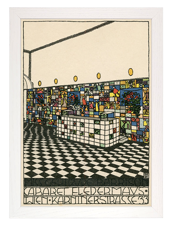 Kunstdruck: Wiener Werkstätte Kabarett Fledermaus
