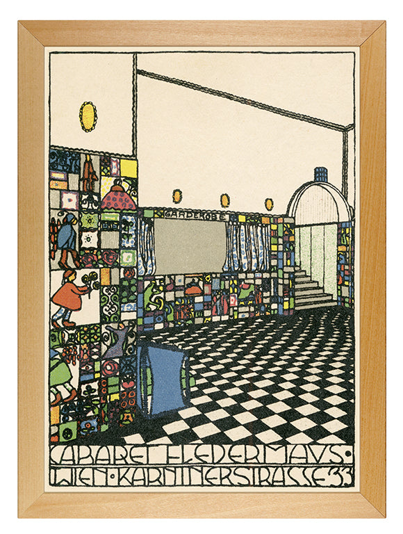 Kunstdruck: Wiener Werkstätte Kabarett Fledermaus