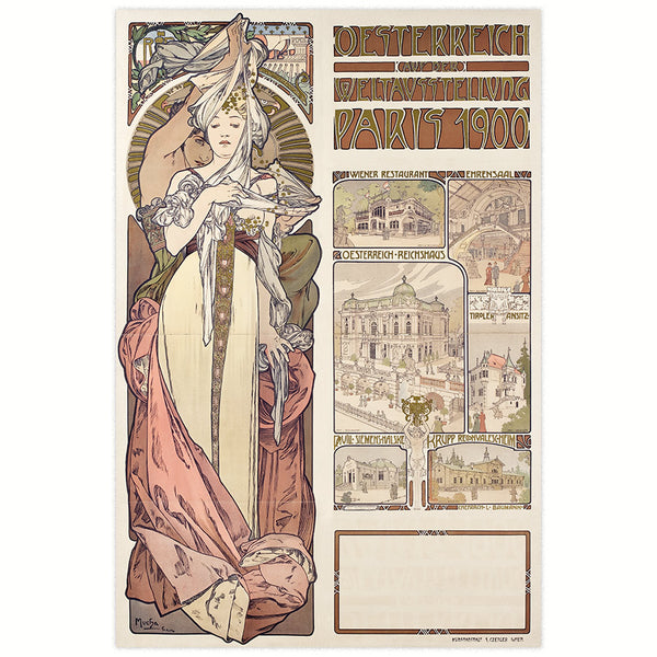 WERBEPLAKAT 1900 - Österreich auf der Weltausstellung