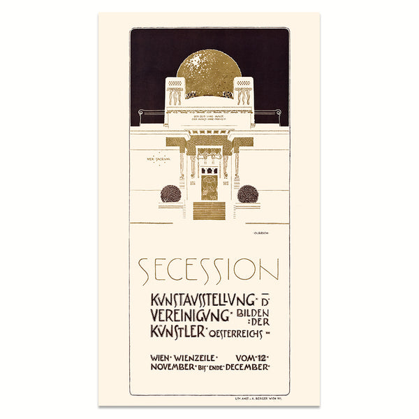 Plakat zur Ausstellung 1898