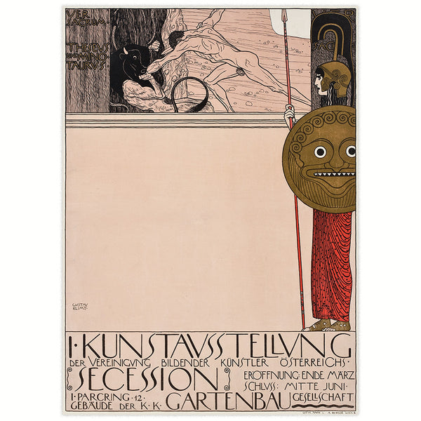 Plakat zur Ausstellung 1898