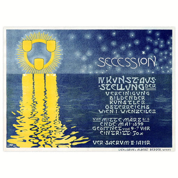 Plakat zur Ausstellung 1899