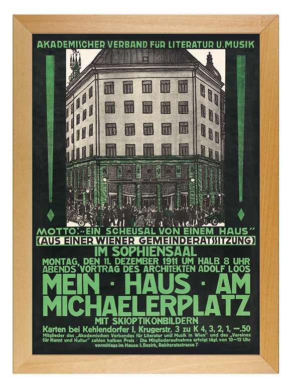 Fine Art Print: My house at Michaelerplatz