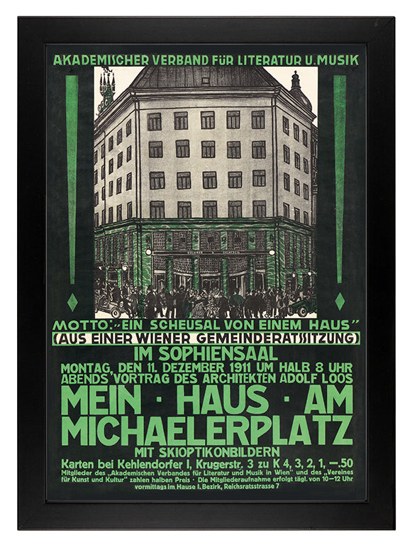 Fine Art Print: My house at Michaelerplatz