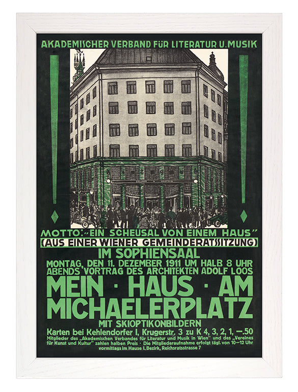 Fine Art Print: My house at Michaelerplatz