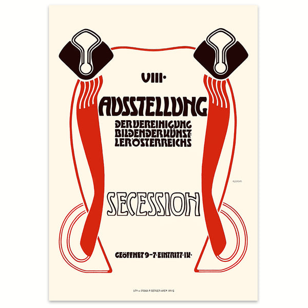 Plakat zur Ausstellung 1900