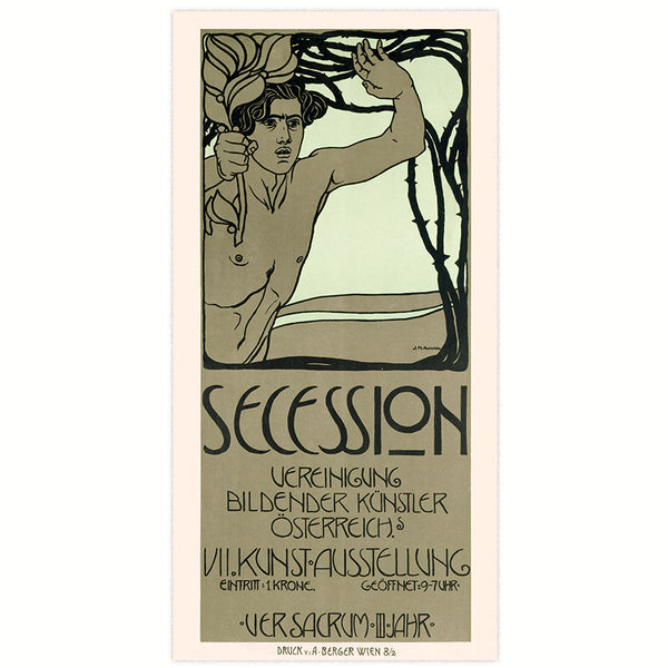 Plakat zur Ausstellung 1900