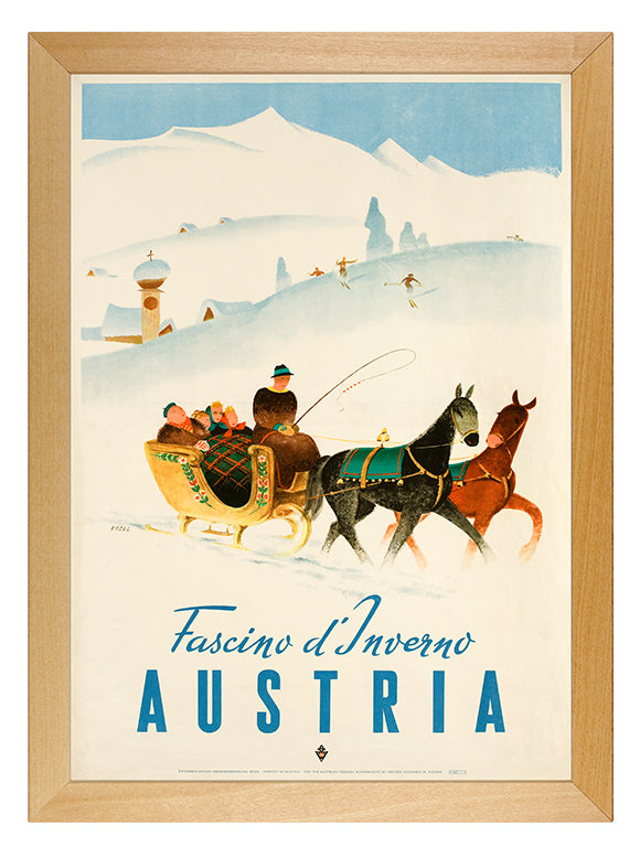 Kunstdruck: Tourismusplakat 1950