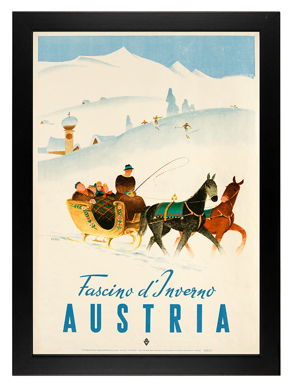 Kunstdruck: Tourismusplakat 1950