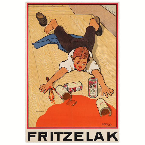 Werbeplakat 1905 - Fritzelack