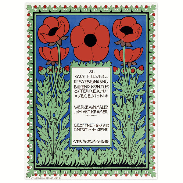 Plakat zur Ausstellung 1901