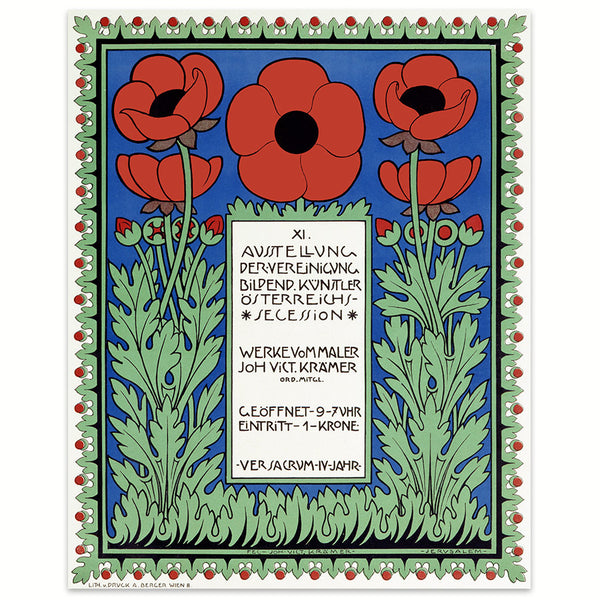 Plakat zur Ausstellung 1901